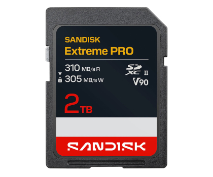 Karta pamięci Sandisk 2TB SDXC Extreme PRO UHS-II V90 310/305 MB/s